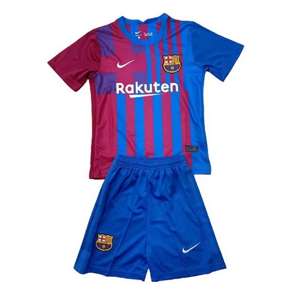 Camiseta Barcelona Primera Equipación Niño 2021-2022 Azul Rojo